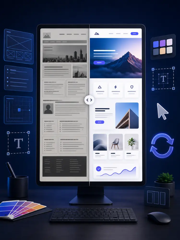 usluga redizajna web stranica