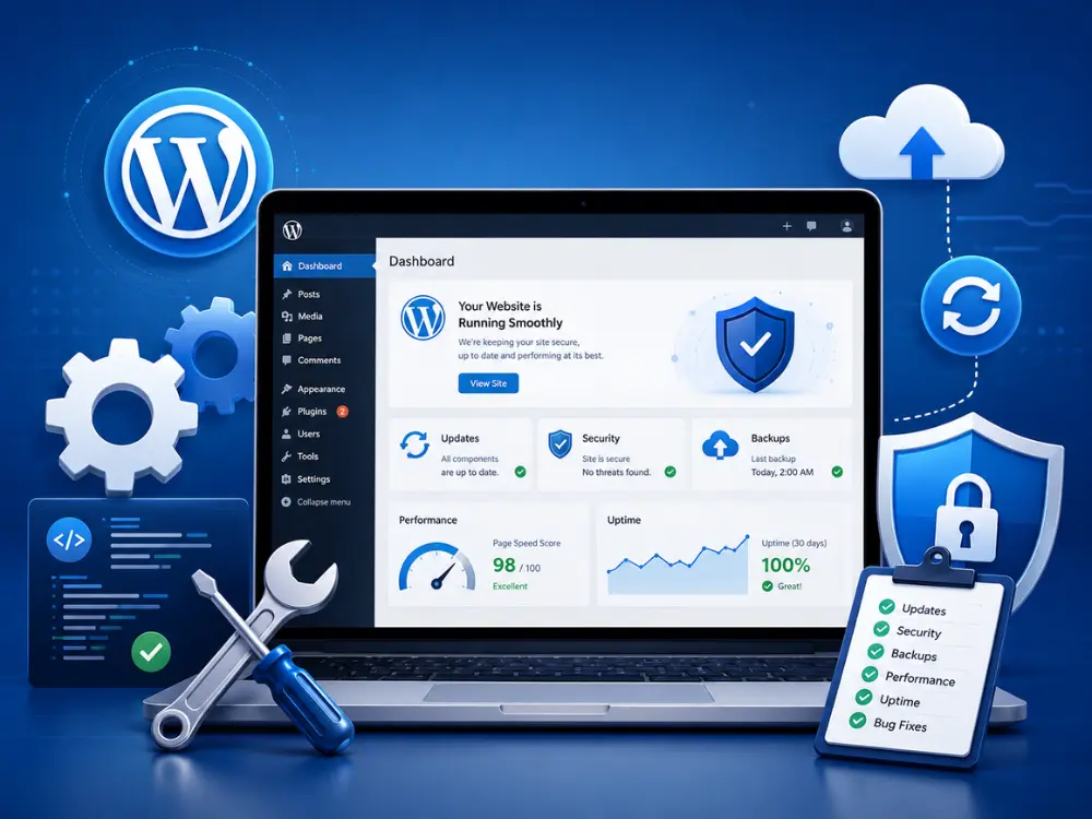 tehničko održavanje wordpress web stranica